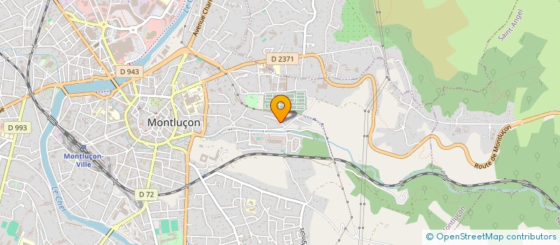 localisation de l'entreprise 838 876 209 à MONTLUCON