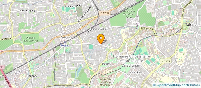 localisation de l'entreprise 838 897 668   PESSAC