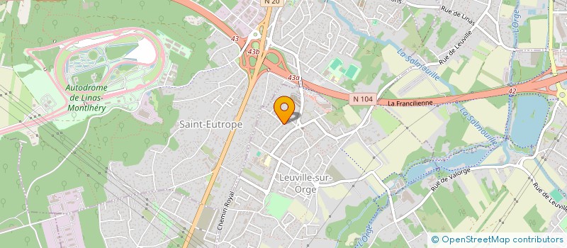 localisation de l'entreprise 838 898 500   LEUVILLE-SUR-ORGE