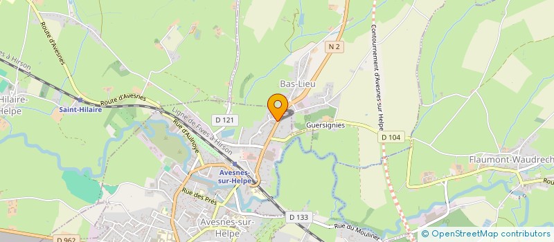 localisation de l'entreprise 838 929 297   AVESNES-SUR-HELPE