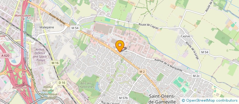 localisation de l'entreprise 838 931 228 à SAINT-ORENS-DE-GAMEVILLE