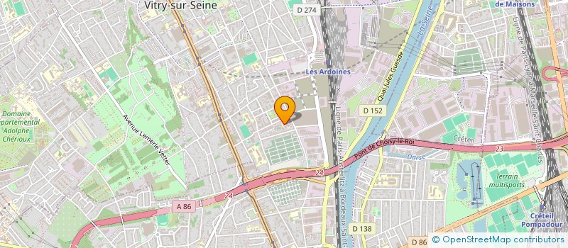 localisation de l'entreprise 838 961 704   VITRY-SUR-SEINE