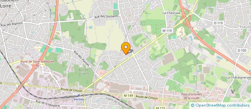 localisation de l'entreprise 838 962 587   BASSE-GOULAINE