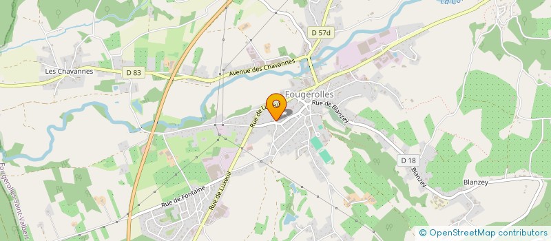 localisation de l'entreprise 839 013 083   FOUGEROLLES-SAINT-VALBERT