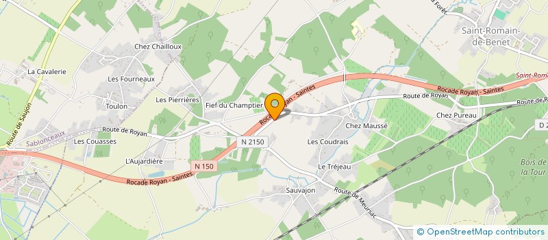 localisation de l'entreprise 839 035 243   SAINT-ROMAIN-DE-BENET