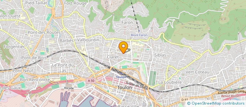 localisation de l'entreprise 839 039 567   TOULON