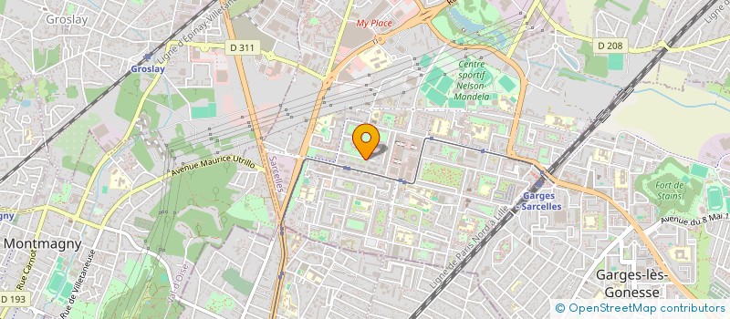 localisation de l'entreprise 839 039 880   SARCELLES
