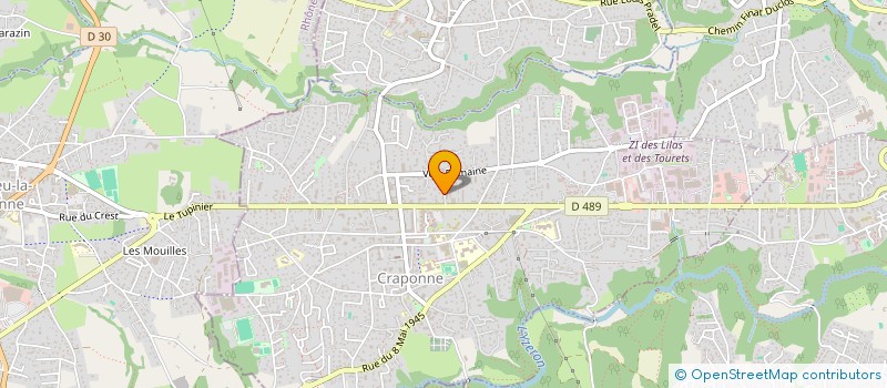 localisation de l'entreprise 839 066 230   CRAPONNE