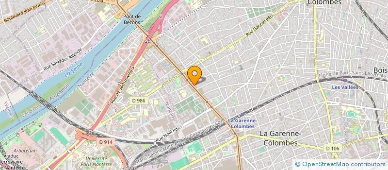localisation de l'entreprise 839 076 072 à COLOMBES