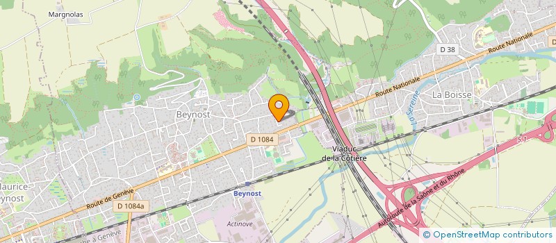 localisation de l'entreprise 839 083 037   JASSANS-RIOTTIER