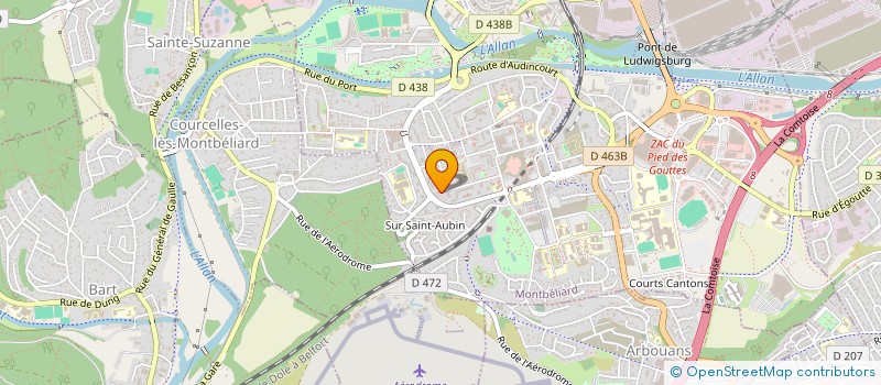 localisation de l'entreprise 839 092 640   MONTBELIARD