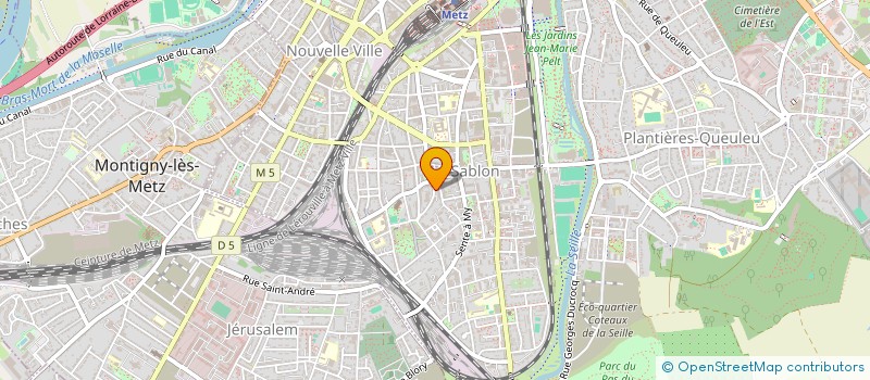 localisation de l'entreprise 839 104 965   METZ