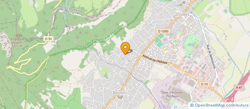 localisation de l'entreprise 839 107 703   CROLLES