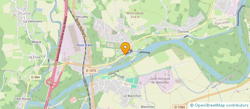 localisation de l'entreprise 839 109 832   PONT-D AIN