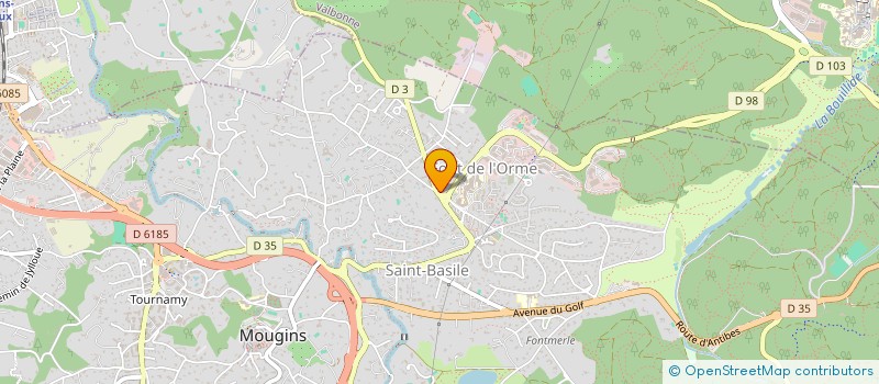 localisation de l'entreprise 839 122 215 à MOUGINS
