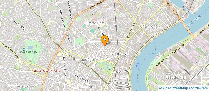 localisation de l'entreprise 839 125 770   LE BOUSCAT