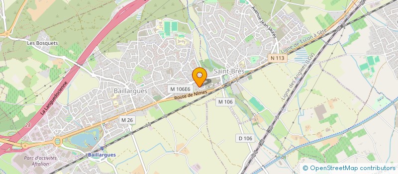 localisation de l'entreprise 839 126 109 à BAILLARGUES