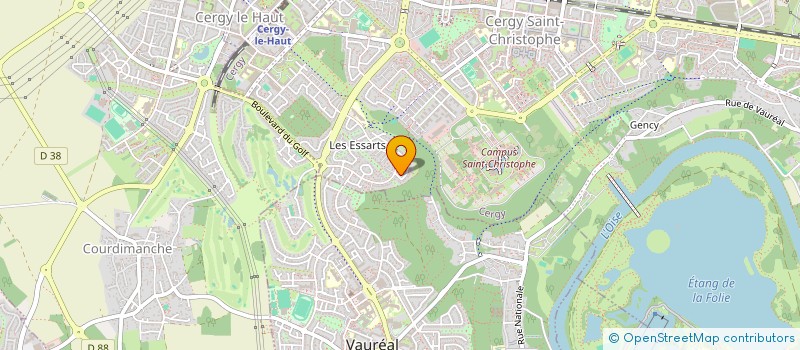 localisation de l'entreprise 839 194 446   CERGY