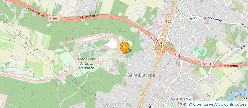 localisation de l'entreprise 839 249 802   LINAS