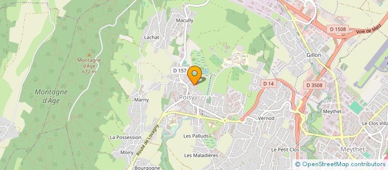 localisation de l'entreprise 839 279 486   POISY