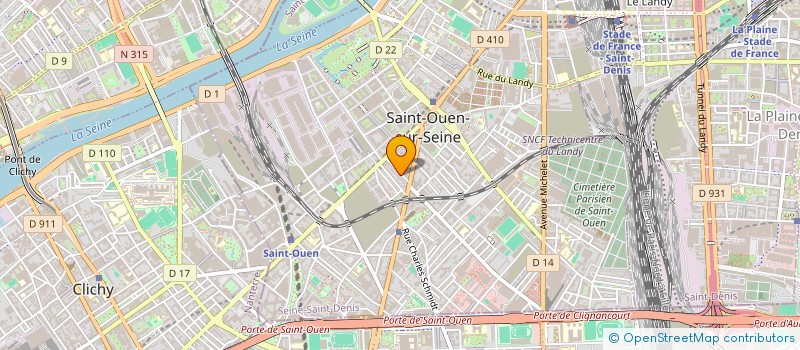 localisation de l'entreprise 839 281 276   SAINT-OUEN-SUR-SEINE
