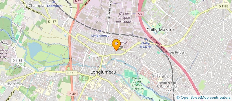 localisation de l'entreprise 839 285 590  à LONGJUMEAU