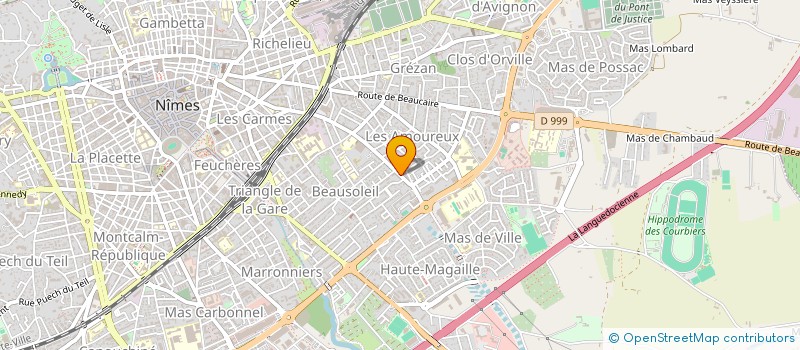 localisation de l'entreprise 839 287 638 à NIMES