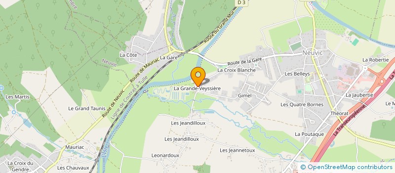 localisation de l'entreprise 839 316 478   NEUVIC