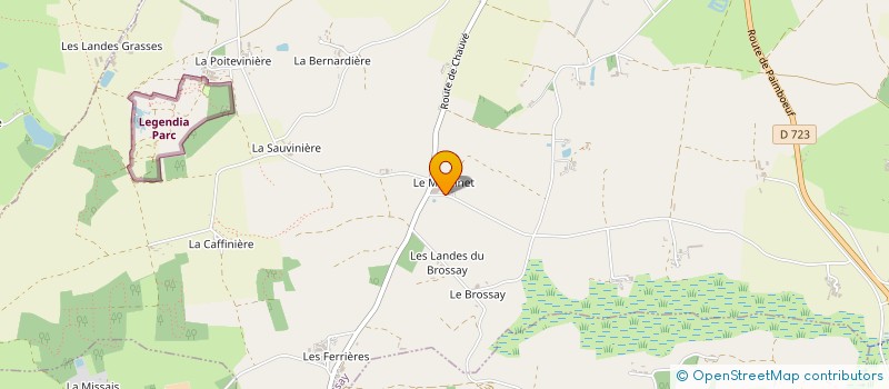 localisation de l'entreprise 839 320 140   FROSSAY