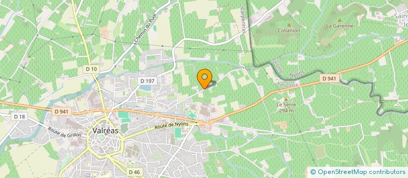 localisation de l'entreprise 839 323 383  à VALREAS