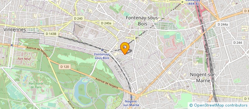 localisation de l'entreprise 839 349 891  à SAINT-MAUR-DES-FOSSES