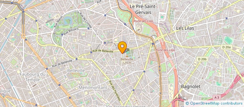 localisation de l'entreprise 839 396 900   PARIS