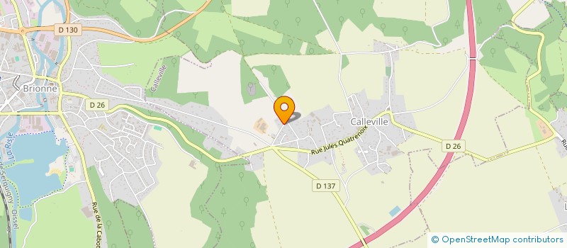 localisation de l'entreprise 839 421 666   CALLEVILLE