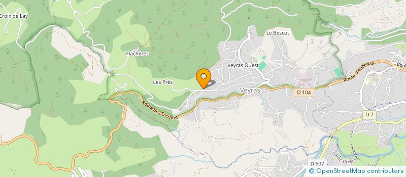 localisation de l'entreprise 839 430 782   VEYRAS