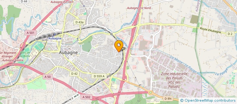 localisation de l'entreprise 839 451 945   AUBAGNE