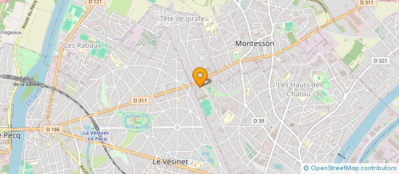 localisation de l'entreprise 839 454 113   CHATOU