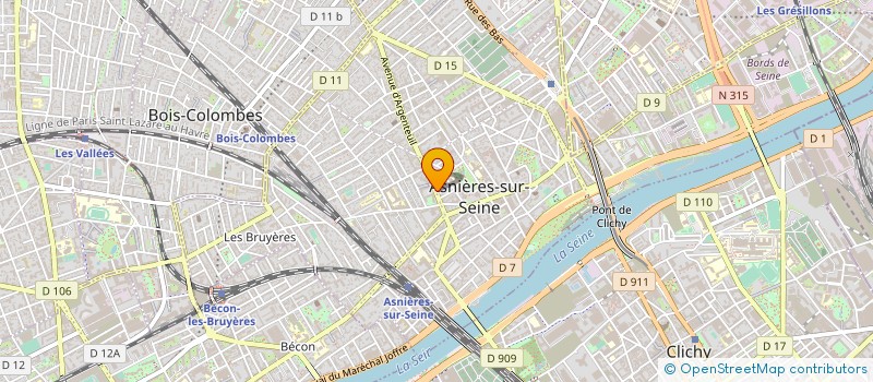 localisation de l'entreprise 839 457 793   ASNIERES-SUR-SEINE