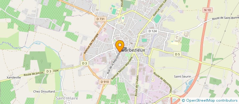 localisation de l'entreprise 839 459 591 à BARBEZIEUX-SAINT-HILAIRE