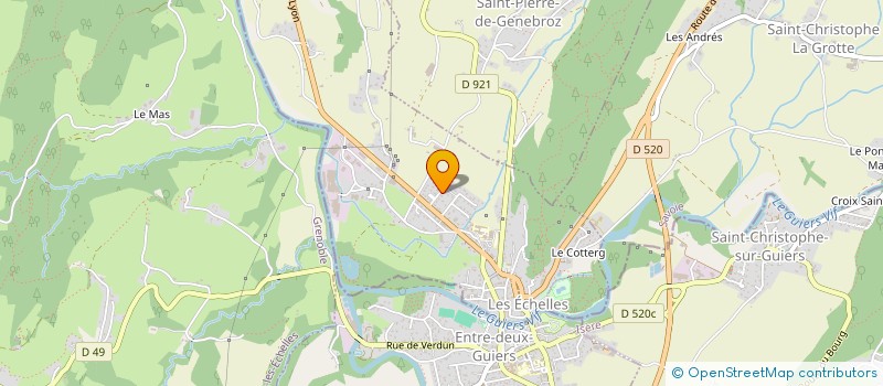 localisation de l'entreprise 839 491 156 à LES ECHELLES