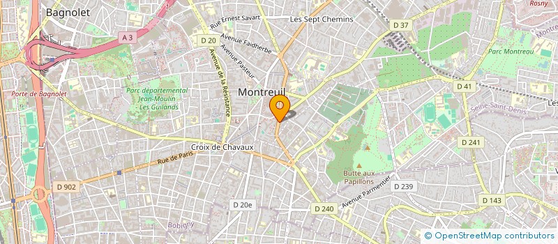 localisation de l'entreprise 839 521 036 à MONTREUIL