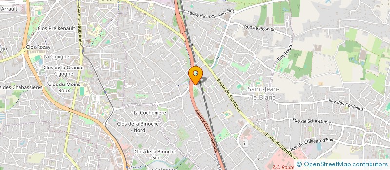 localisation de l'entreprise 839 560 679 à OLIVET