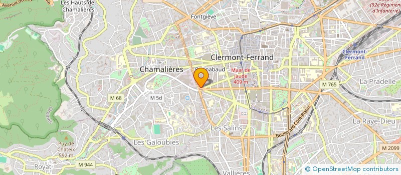 localisation de l'entreprise 839 576 857   CLERMONT-FERRAND