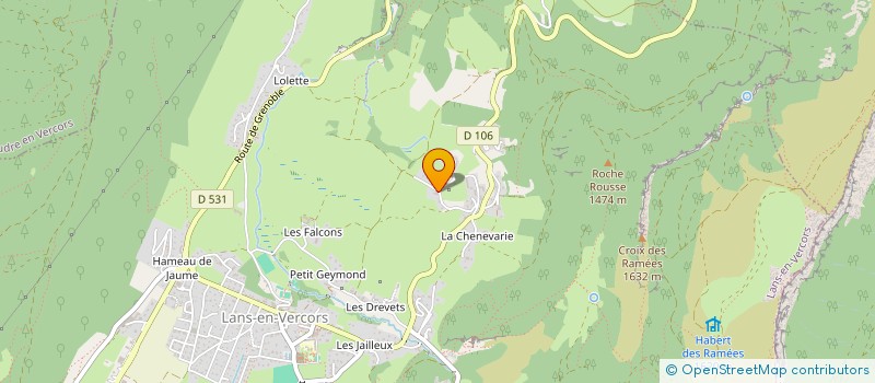 localisation de l'entreprise 839 593 001   LANS-EN-VERCORS