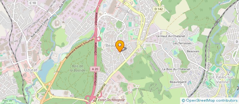 localisation de l'entreprise 839 603 016 à LIMOGES