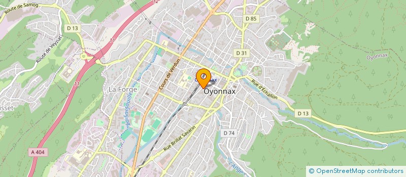 localisation de l'entreprise 839 609 542  à OYONNAX