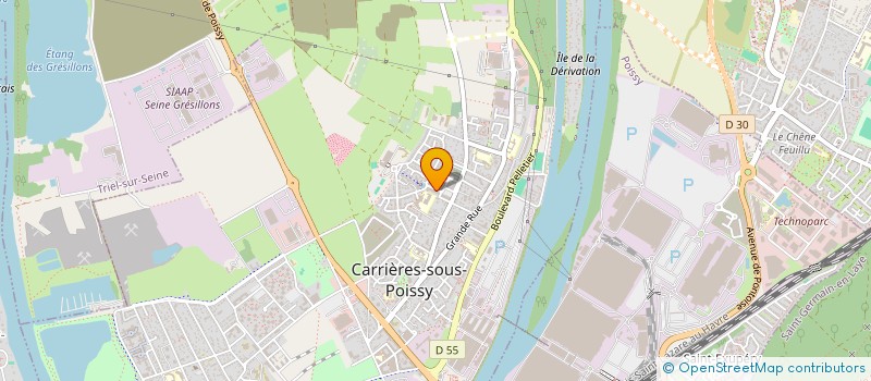 localisation de l'entreprise 839 612 066 à CARRIERES-SOUS-POISSY