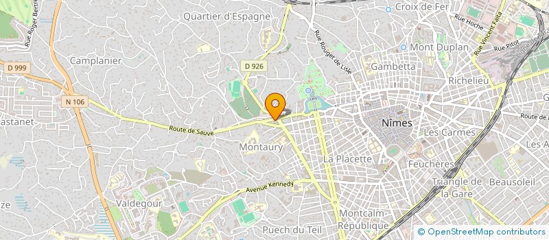 localisation de l'entreprise 839 640 034   NIMES