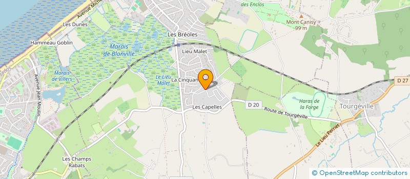 localisation de l'entreprise 839 647 617   BLONVILLE-SUR-MER