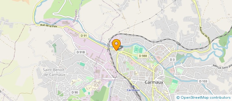 localisation de l'entreprise 839 653 987   CARMAUX