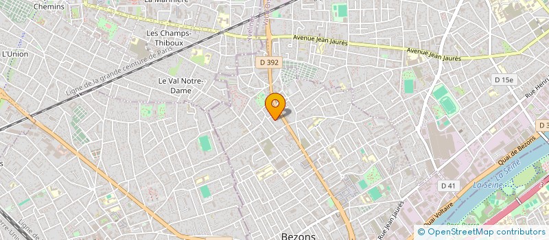 localisation de l'entreprise 839 656 279   BEZONS